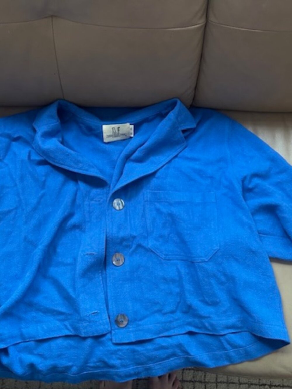 Fashion Brand Company French Linen Cropped Jacket